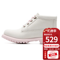 Timberland添柏岚女鞋休闲鞋秋冬户外通勤舒适牛皮时尚中帮马丁靴A28H7 A28H7143/白色 36