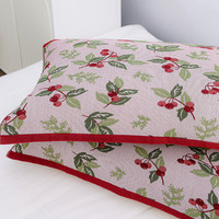 莎舍 纯棉枕巾一对装全棉纱布加大加厚绑带防滑枕头巾四季盖巾吸汗