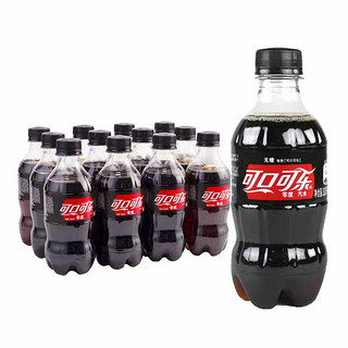 可口可乐 零度无糖碳酸饮料300mlX12瓶
