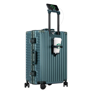 漫游5512行李箱拉杆箱大容量男女旅行箱包登机密码箱皮箱子 贝壳白 28英寸