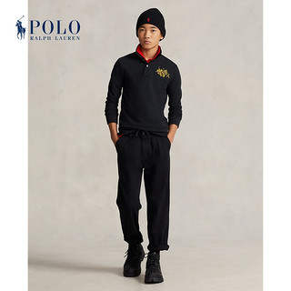 Polo Ralph Lauren 拉夫劳伦 男童 24年早春农历新年三匹小马棉Polo衫RL41069 001-Polo 黑 7