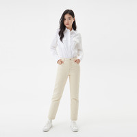 YANXUAN 网易严选 休闲时尚牛仔羽绒裤女白鸭绒保暖防风显瘦裤子女