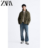 ZARA 男装 拼接菱格棉服夹克外套 3286301