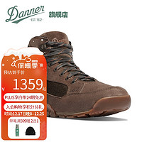 Danner 户外徒步登山男Skyridge中高帮靴绒面皮耐磨防滑防水城市通勤鞋 男款 深棕-30162(D)版 43