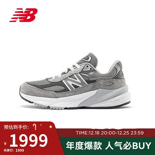 NEW BALANCE 【Teddy Made】女鞋美产990v6系列休闲运动鞋W990GL6 39