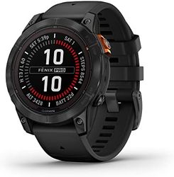 GARMIN 佳明 跑步GPS手表 北美地图 石板灰配黑色表带 蓝牙 包含fēnix 7 Pro系列智能手表