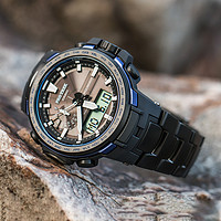 CASIO 卡西欧 太阳能电波protrek防水户外登山表