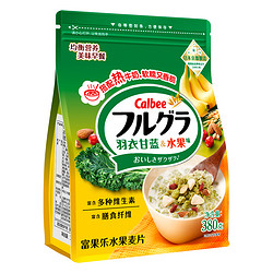 Calbee 卡乐比 羽衣甘蓝水果味麦片 380g