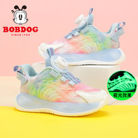 BoBDoG 巴布豆 童鞋软底老爹鞋春秋款男童儿童运动鞋 102531004 石磨蓝/乳白27