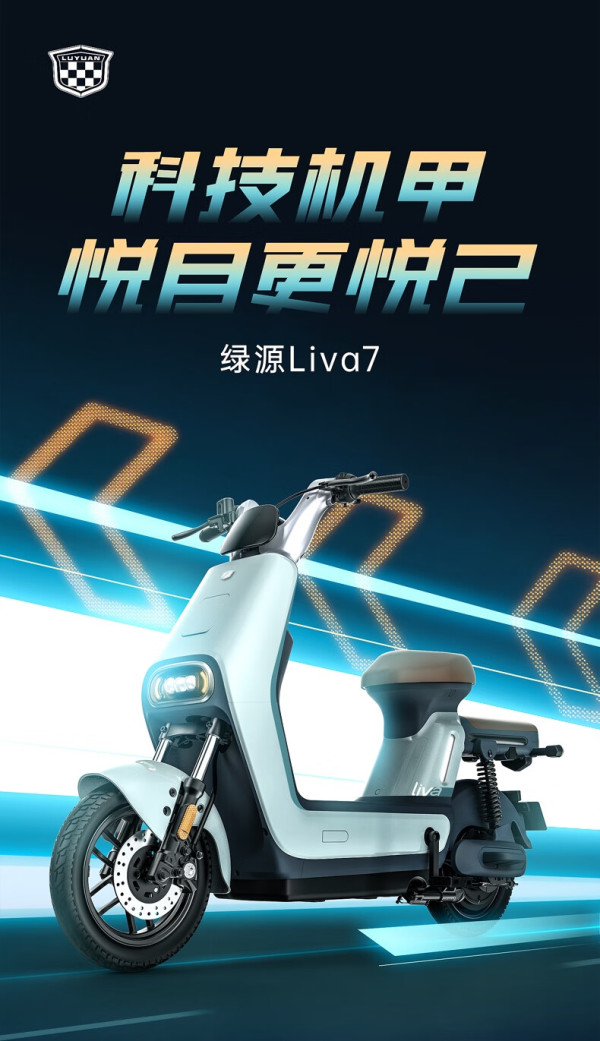 luyuan 绿源 liva7豪华版 48v24a 新国标电动车