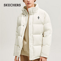 PLUS会员：SKECHERS 斯凯奇 雅钻系列 男子梭织短款羽绒服 L423M176