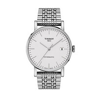 TISSOT 天梭 魅时系列男表钢带自动机械手表T1094071103100