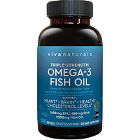 Viva Naturals 深海魚油軟膠囊 180粒