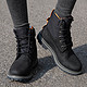  Timberland 休闲鞋 女鞋 黑色高帮马丁靴 A2AZ8001　