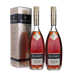 RÉMY MARTIN 人头马 CLUB优质香槟区干邑白兰地700ml*2瓶 法国进口