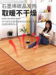 洛克云 石墨烯碳晶地暖垫移动地垫地热发热电热地毯客厅加热