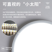 极简2cm超薄LED全光谱护眼吸顶灯阳台过道走廊卧室书房儿童房灯具