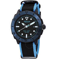 Alpina Seastrong Diver Gyre 黑色表盘机械男表 AL-525LBN4VG6