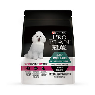 PRO PLAN 冠能 泰迪博美比熊雪纳瑞挑食美毛成犬粮