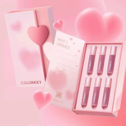 colorkey 珂拉琪 高甜记事本唇露礼盒 1g*6