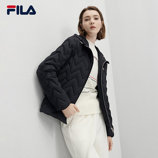 FILA 斐乐女士轻薄羽绒服基础休闲简约连帽上衣