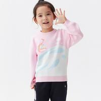 FILA 斐乐 女小童(105-130)毛衣女童时尚宽松保暖舒适上衣