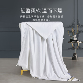 TIANXUAN 天绚家居 天绚100%桑蚕丝春秋被芯纯棉抑菌提花面料蚕丝被子双人被200*230cm