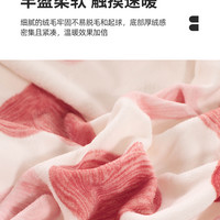 冬季加厚牛奶绒床上四件套双面法兰珊瑚绒被套加绒床单床笠公主三