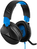 TURTLE BEACH 乌龟海岸 Recon 70 游戏耳机，适用于 PlayStation 、PC 和手机 - PlayStation 4 黑色/蓝色