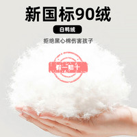 JEANSWEST LIFE 真维斯中大童男童黑金羽绒服冬季冲锋衣三合一女童洋气保暖三防脏