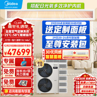 Midea 美的 中央空调一拖六风管机7匹小多联机领航者三代除菌净护超高温制冷超低温制热MJV-180W-E01-LHⅢ