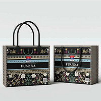 抖音超值购：FUANNA 富安娜 2023新款原创艺术花型手拎袋时尚购物袋子包包