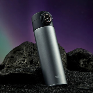 膳魔师（THERMOS）智能保温杯智选Pro弹盖款商务魔令杯316L便携温显水杯礼品 福龙(Dragon)
