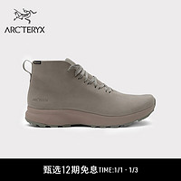 ARC'TERYX 始祖鸟 ARC’TERYX始祖鸟 SOLANO LEATHER GORE-TEX 覆盖防水 男女同款 运动休闲鞋 侘寂绿/浅茶棕 UK8/26.5CM