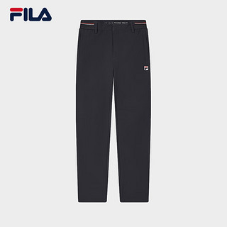 FILA 斐乐男士梭织长裤时尚简约基础休闲裤 传奇蓝-NV 170/80A/M