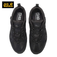 Jack Wolfskin狼爪户外男鞋秋冬缓震防滑户外休闲防滑徒步鞋登山鞋4042441 4042441-6000/黑色 42.5