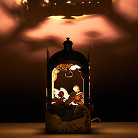 88VIP：大英博物馆 仲夏夜之梦旋转氛围灯DIY创意摆件益智玩具生日礼物女