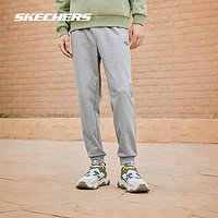 SKECHERS 斯凯奇 休闲运动裤冬季新款男子户外慢跑加绒保暖锁温耐穿