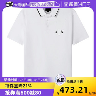 EMPORIO ARMANI 男士短袖POLO衫 6KZFGA ZJ4YZ 白色 XL