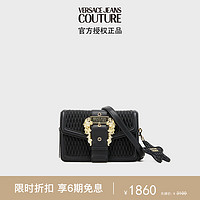 VERSACE 范思哲 Jeans Couture女士COUTURE 01单肩斜挎包黑色