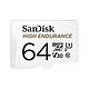 SanDisk 闪迪 HIGH ENDURANCE系列 Micro-SD存储卡 64GB（UHS-I、V30、U3）