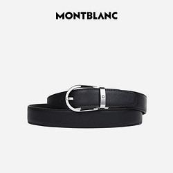 MONTBLANC 万宝龙 男士牛皮革针扣腰带 113834 黑色 120