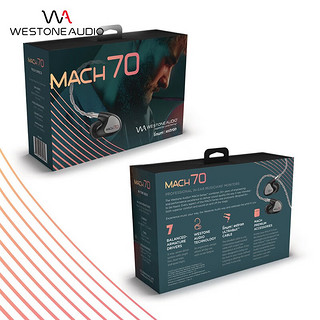 威士顿（Westone） 马赫MACH80入耳式耳机八单元动铁监听耳机HiFi耳塞 MACH70