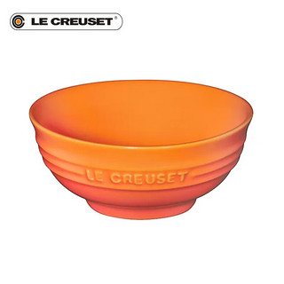 LE CREUSET 酷彩 炻瓷盘创意沙拉水果菜盘家用迷你碗 桔色