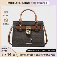 MICHAEL KORS 迈克·科尔斯 MK女士包袋HAMILTON小号PVC配皮单肩斜挎手提包正品