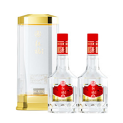 WULIANGYE 五粮液 四川宜宾五粮液生态绿豆酒52度高度酒礼盒装500ML*2瓶装送礼