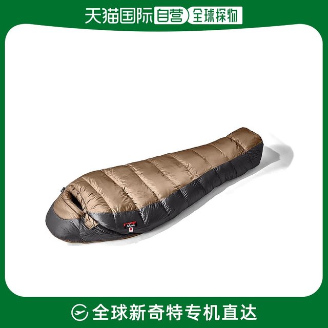 NANGA 香港直邮NangaDX羽绒睡袋棕色大容量保暖耐磨透气出行露营家用