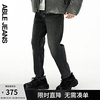 ABLE JEANS【立体锥形裤深色厚款】冬男装百搭锥形复古牛仔裤男 陨石灰/厚款:3527013069A2 29/30