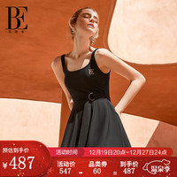 范德安（BALNEAIRE）小黑裙系列连体泳衣裙式女 时尚带胸垫防晒显瘦 舒适亲肤 61263 XL