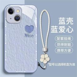 TAKE FANS 奇克摩克 苹果手机壳液态玻璃防摔油画爱心适用于苹果11/12/13/14ProMax
